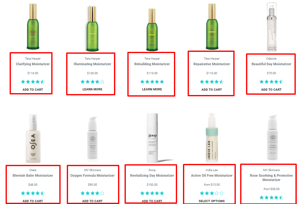 The Detox Market Coupon Codes - Moisturizers