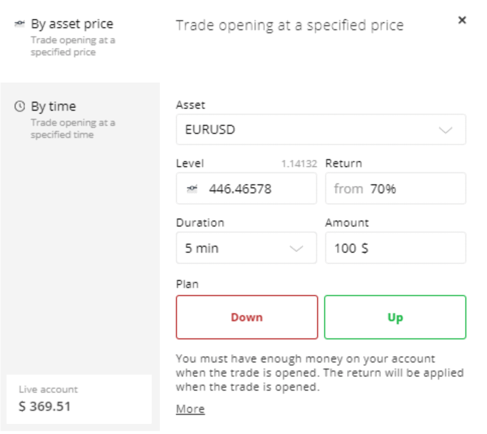 best trading olymp trade - trade opening at a specified price