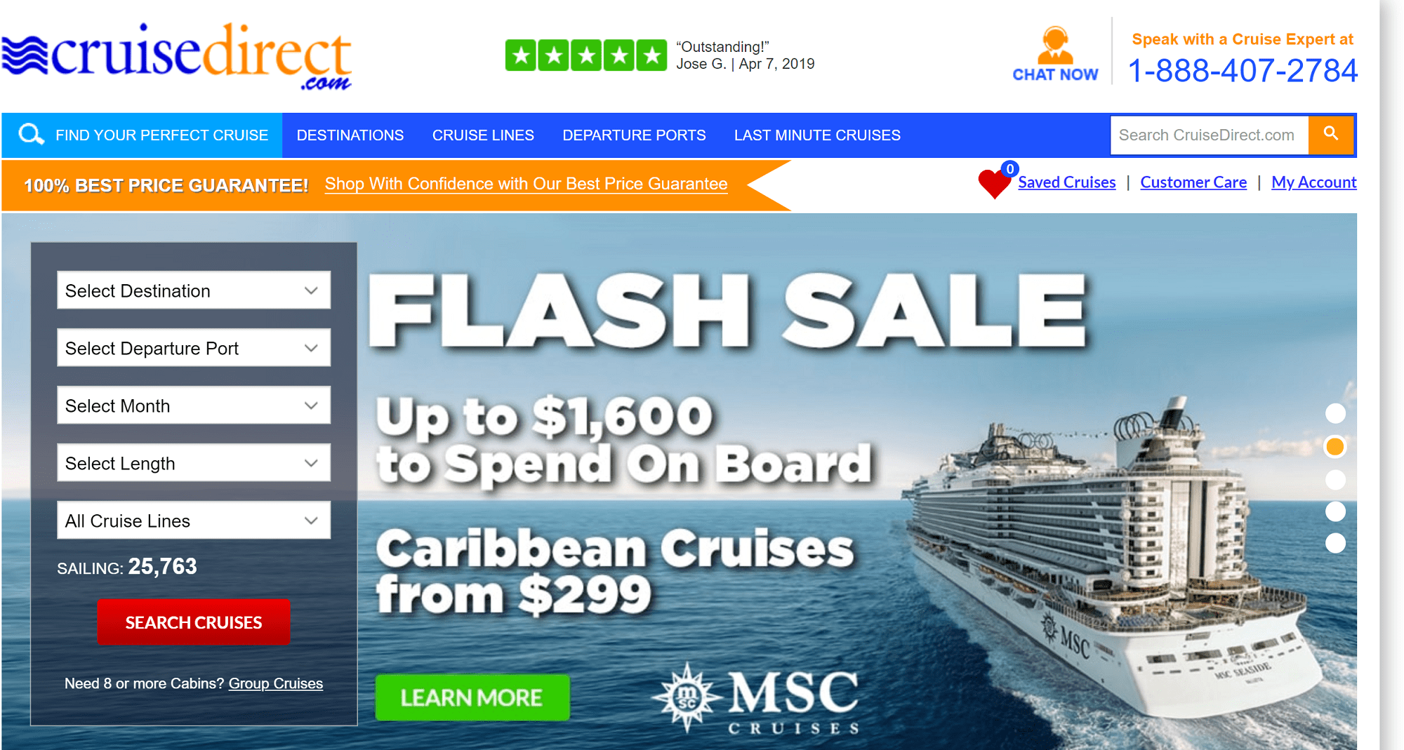 cruise direct discount