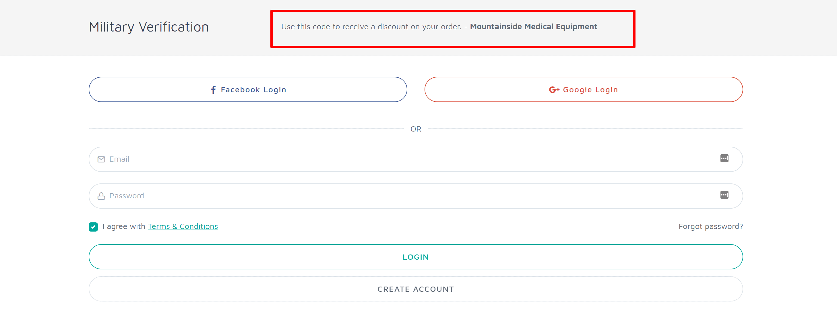 Mouuntainside medical pricing