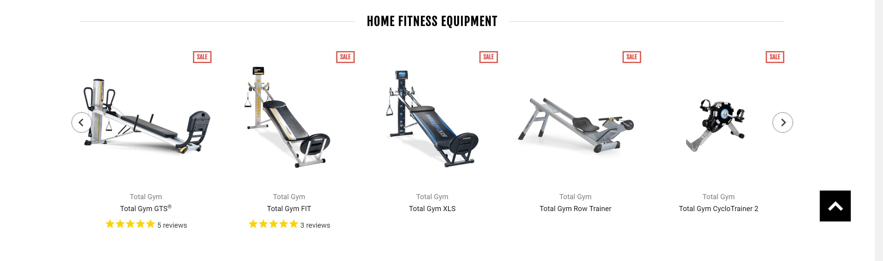 Total Gym equipment coupons