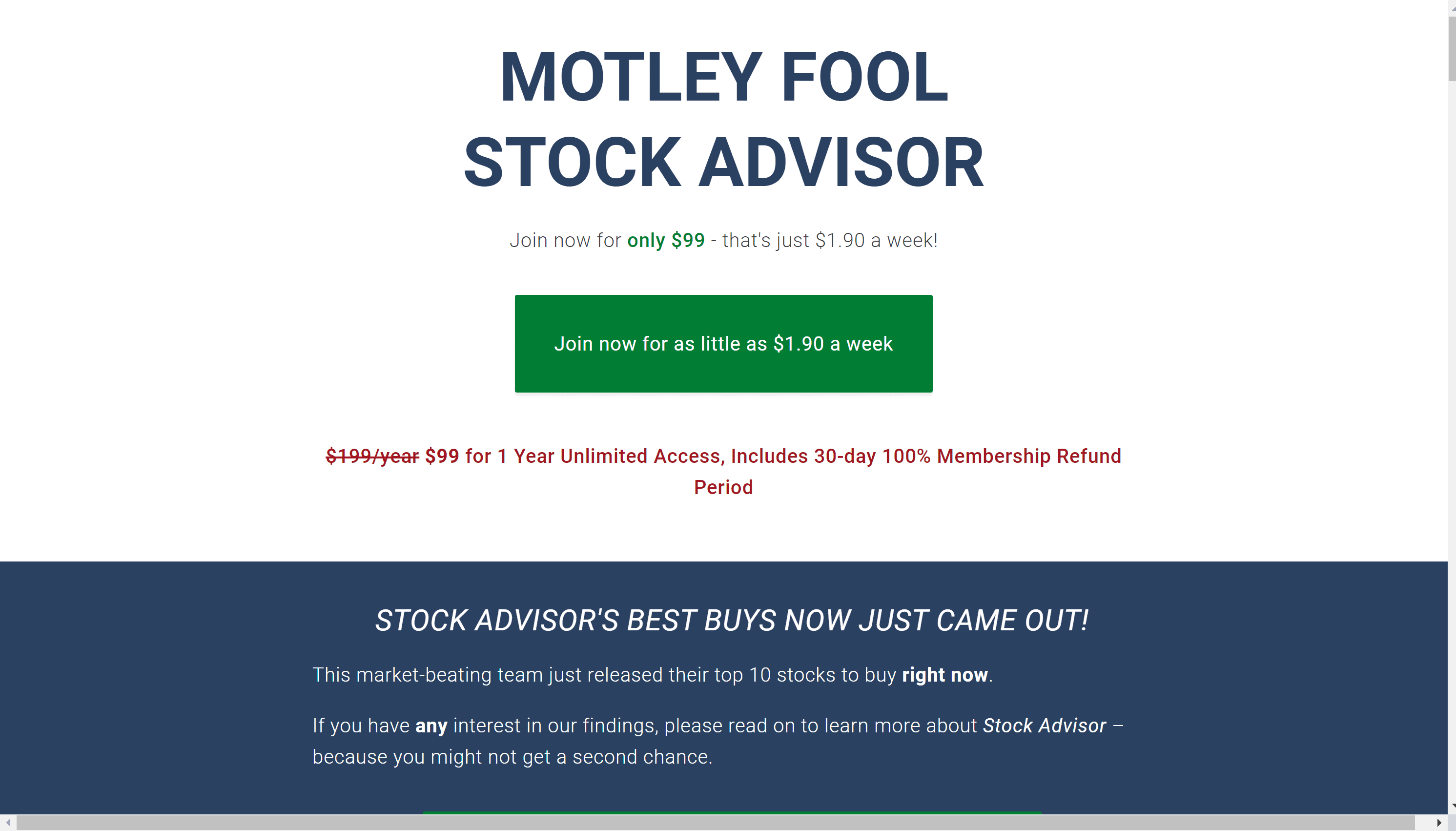 Motley fool pricing - Motley Fool stock advisor