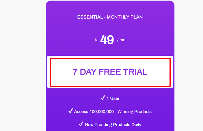 SaleSource - Pricing Plan