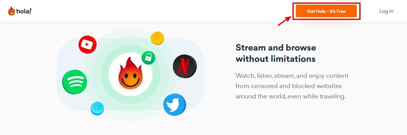 Hola Free VPN - unlimited streaming