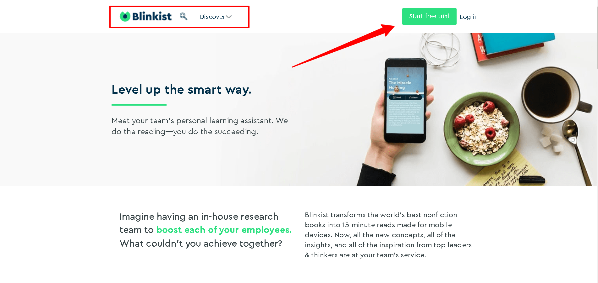 Тарифы Blinkist со скидкой