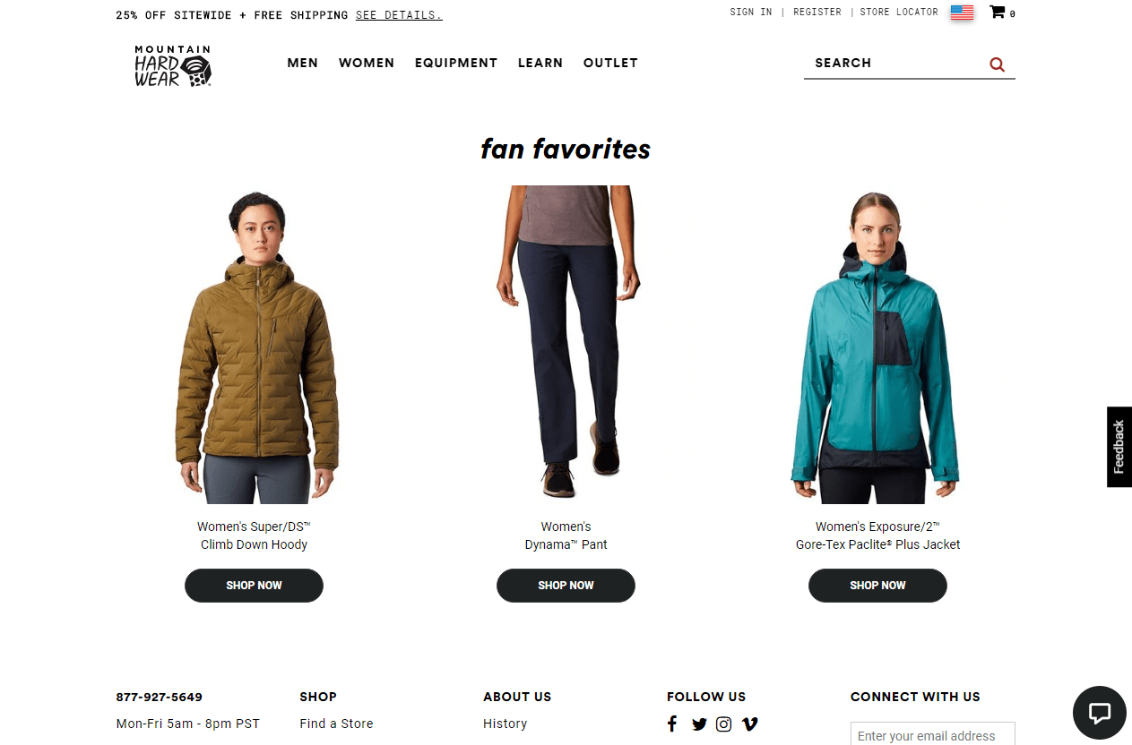 Mountain Hardwear Promotional Codes- Fan Favorites