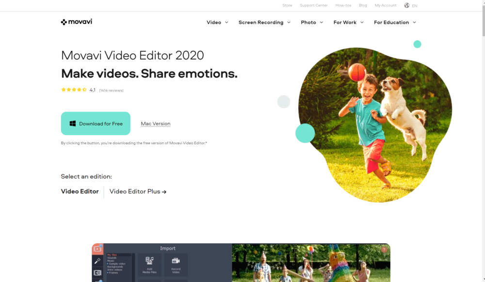 Movavi Video editor and converter review