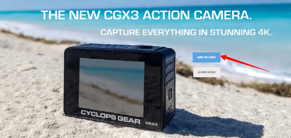 CyclopsGear - Coupon - The New CGX3 Action Camera
