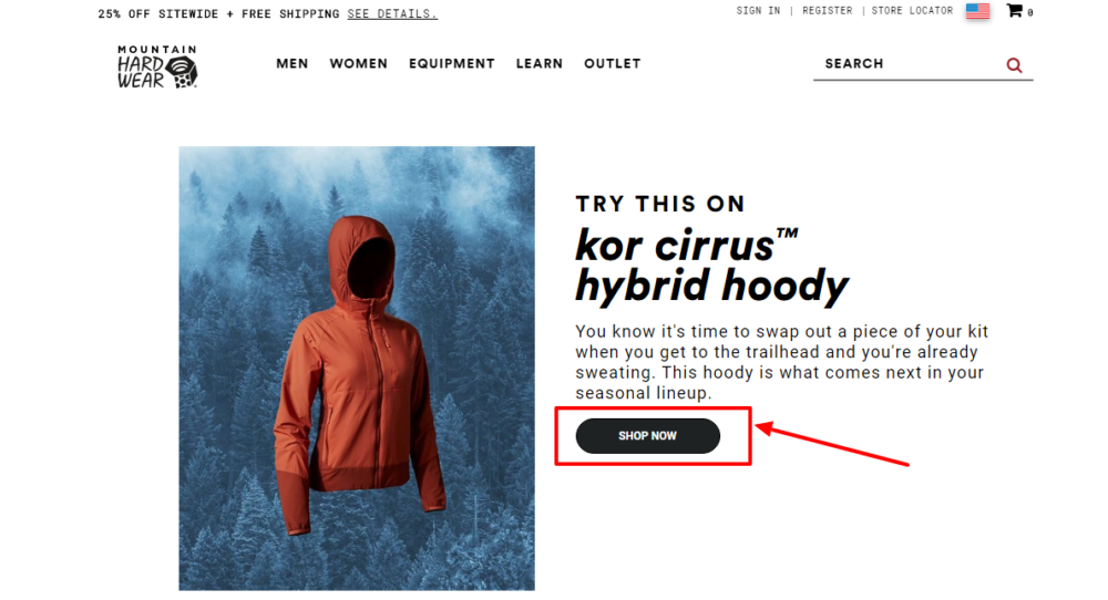 Try this on Kor cirrus hybrid hoody- Mountain Hardwear Promo Code