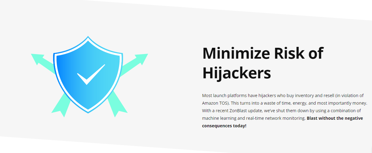 ZonBlast Review - Minimize - Risk Of Hijackers