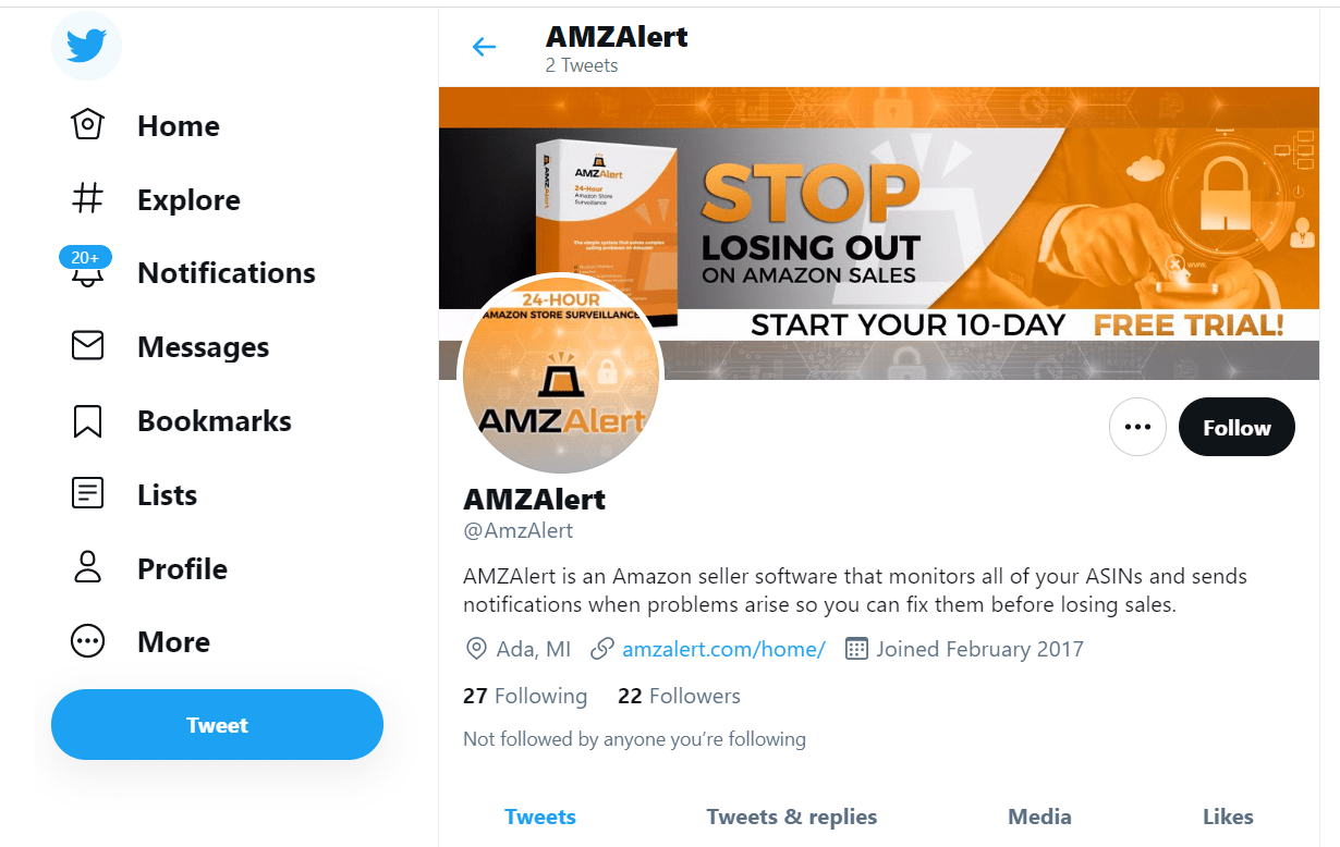 amz on twitter