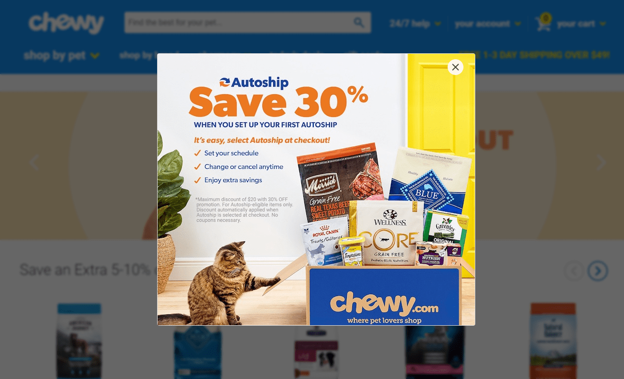 chewy dog food coupons