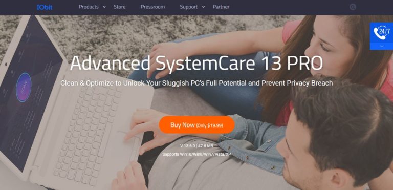 Advanced SystemCare Pro Review Homepage