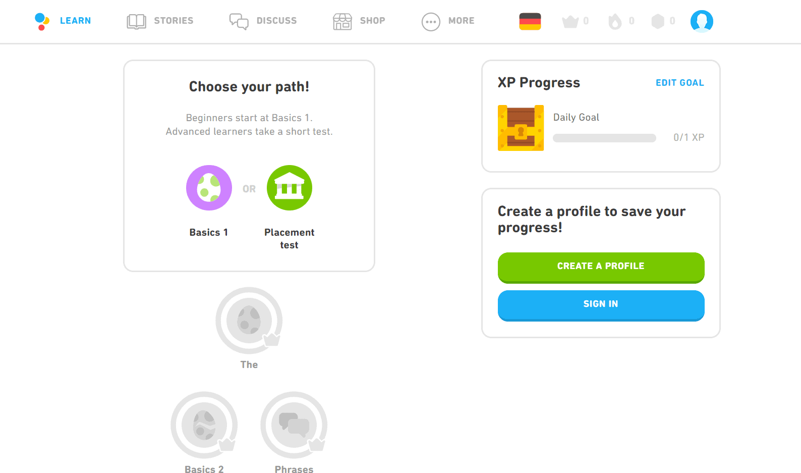 Duolingo user screen view - memrise vs duolingo