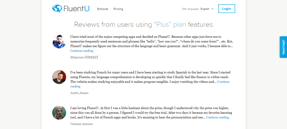 FluentU Customer Reviews