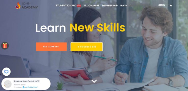 John Academy Coupon Codes Review Homepage