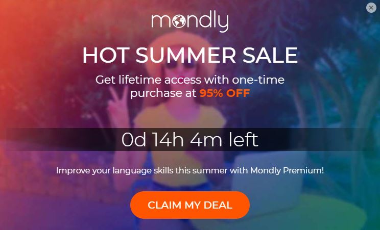 Mondly Sale