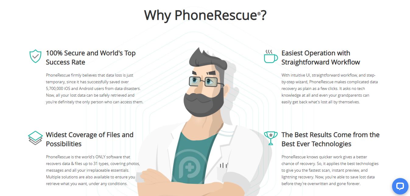 PhoneRescue Features