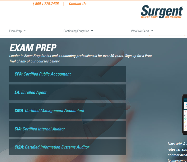 Surgent- Exam Preparation