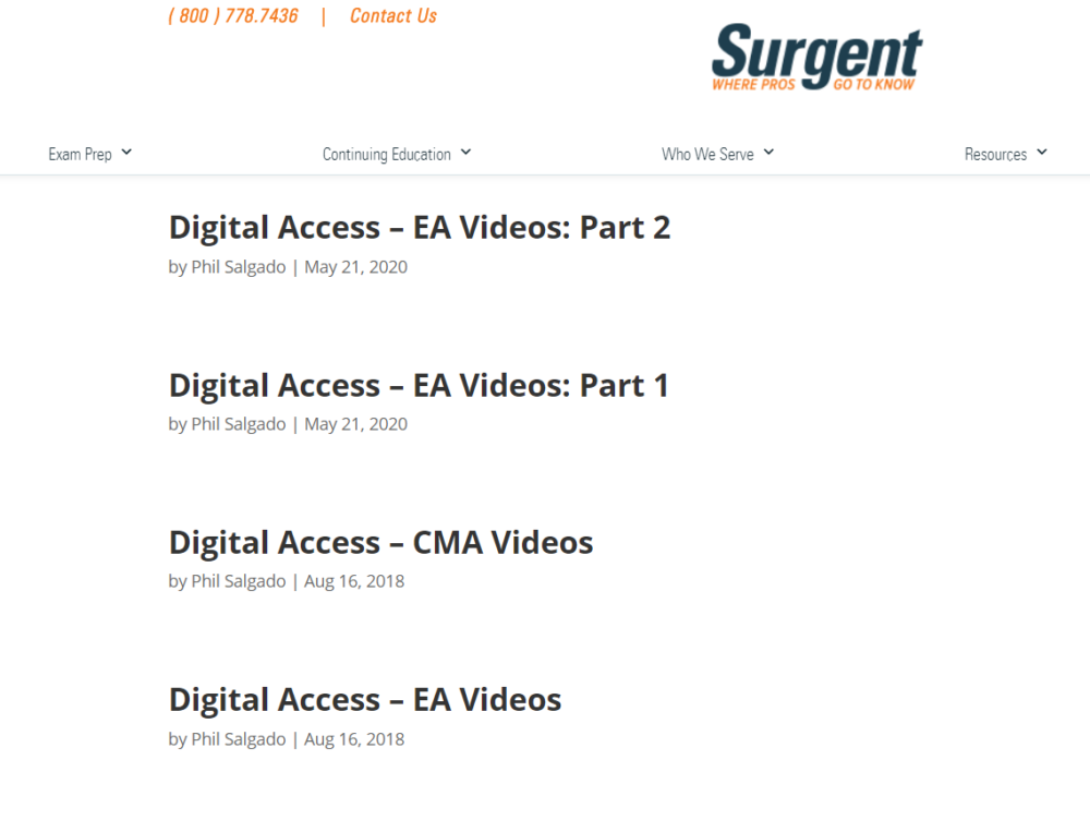 Surgent-Discount-codes-Video-Lectures
