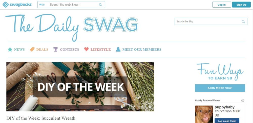 Swagbucks Blog