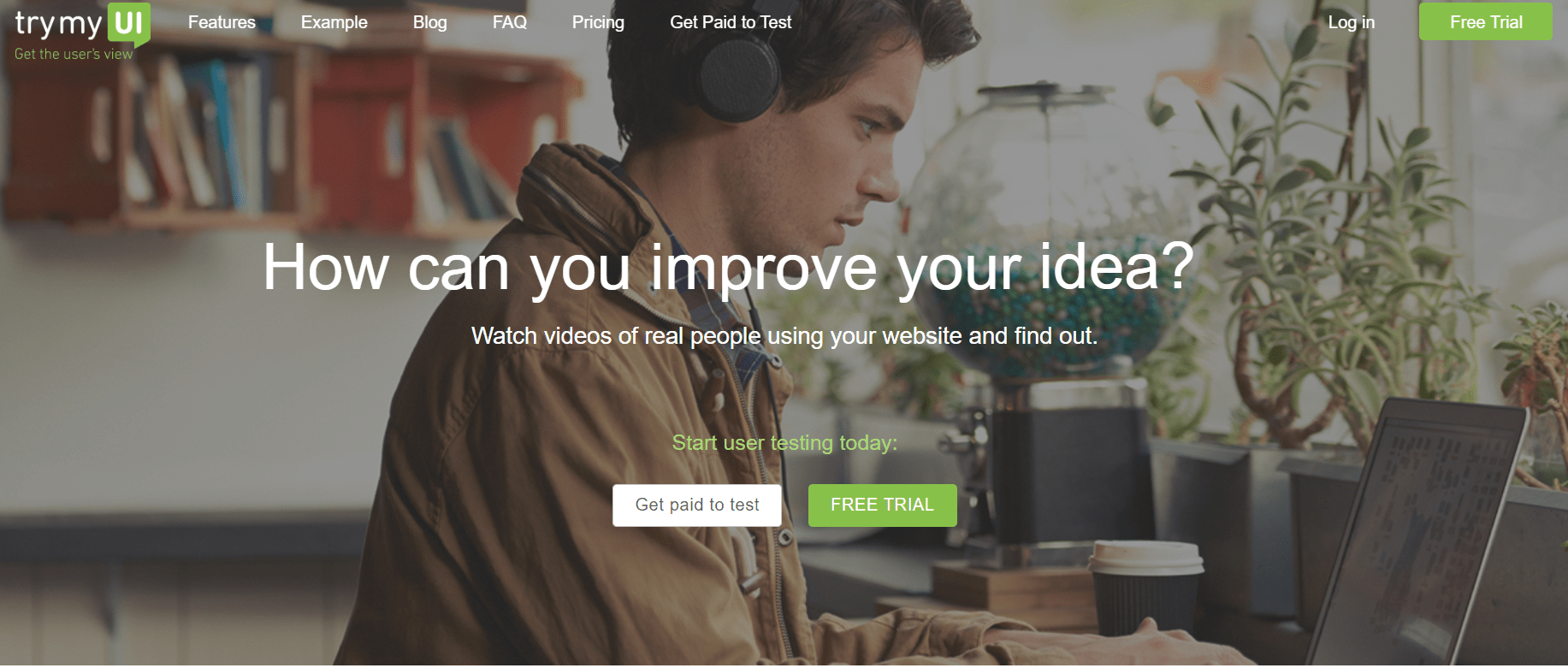 TryMyUI review home -improve your idea