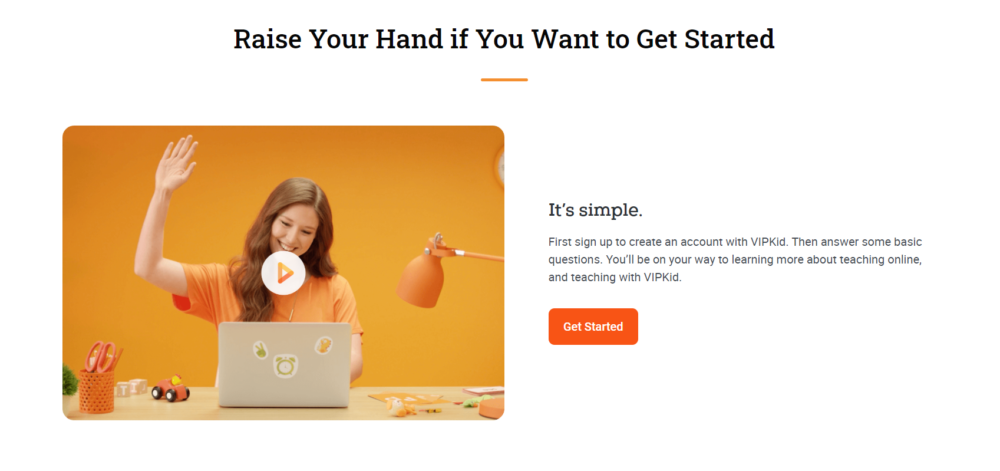 VIPKid review its easy to get started