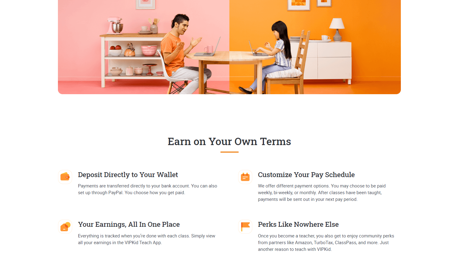 earn on your terms - VIPKid
