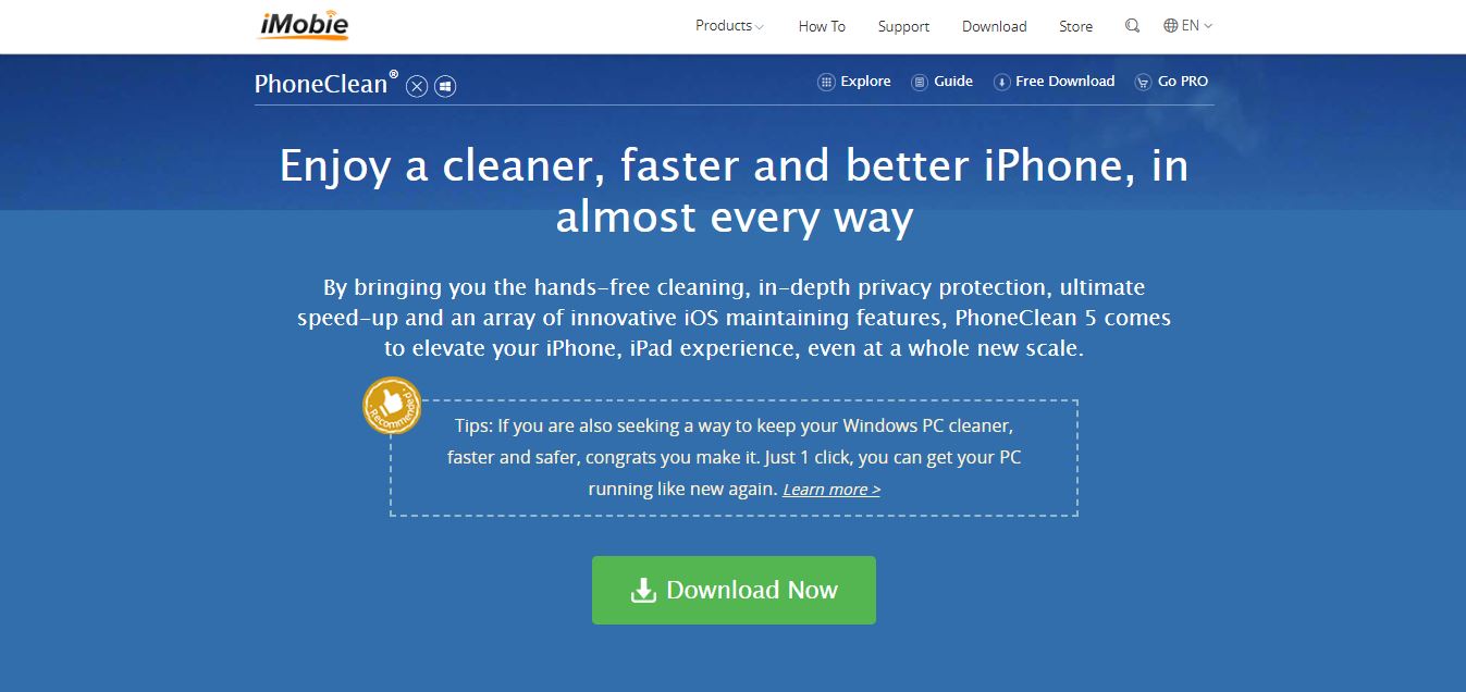 iMobie Review PhoneClean