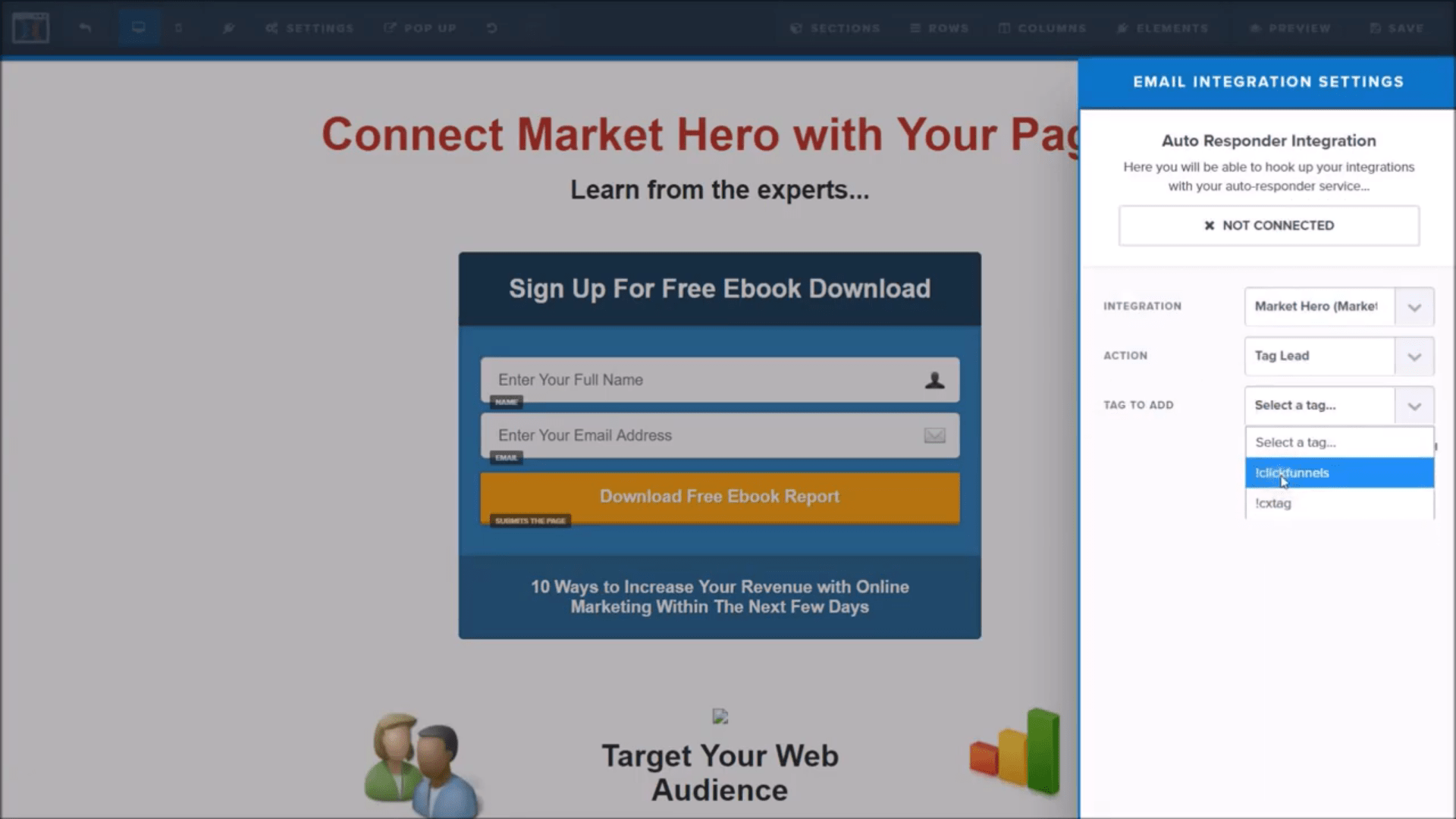 market hero integration