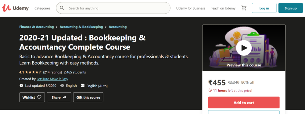 Bookkeeping and Accountancy