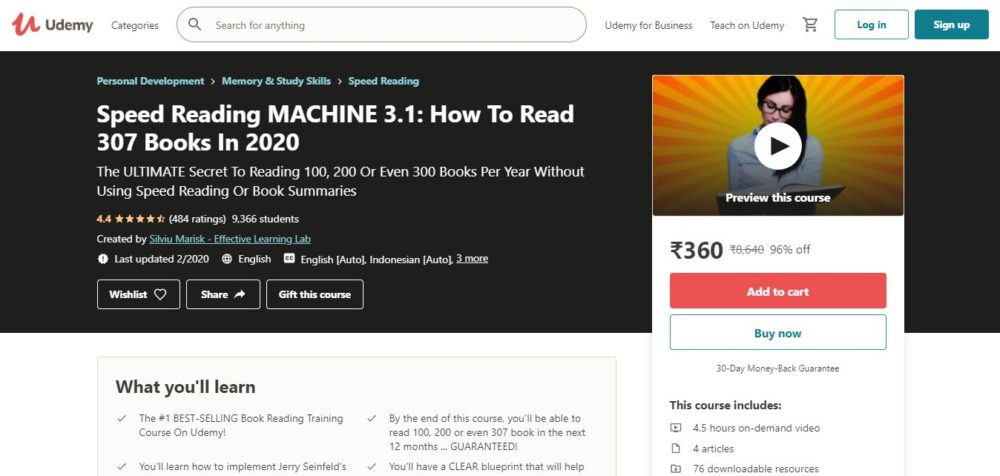Become a speed reading machine