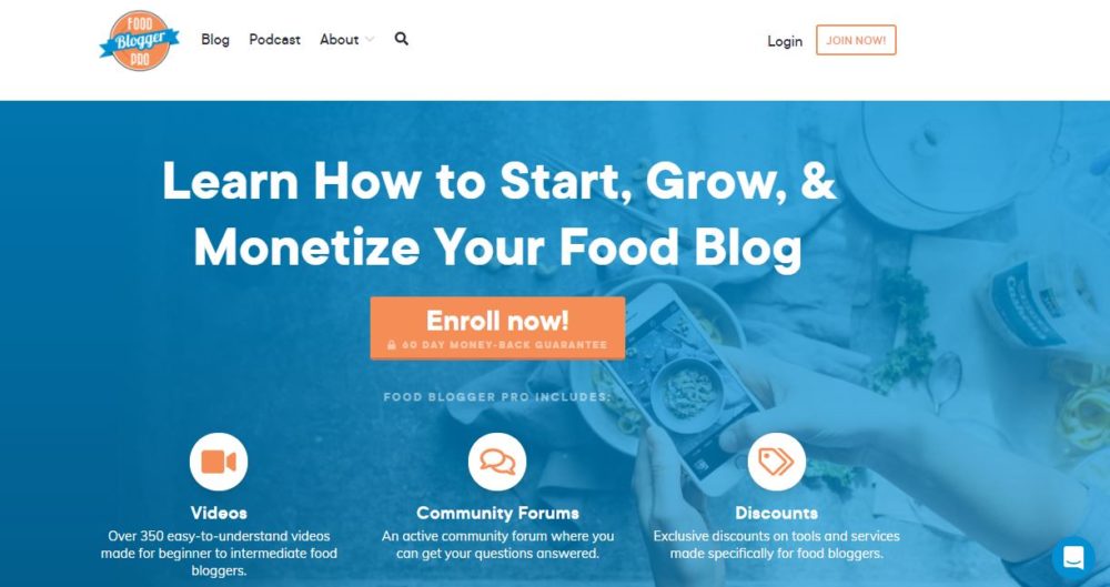 Blogging Courses Food Blogger Pro
