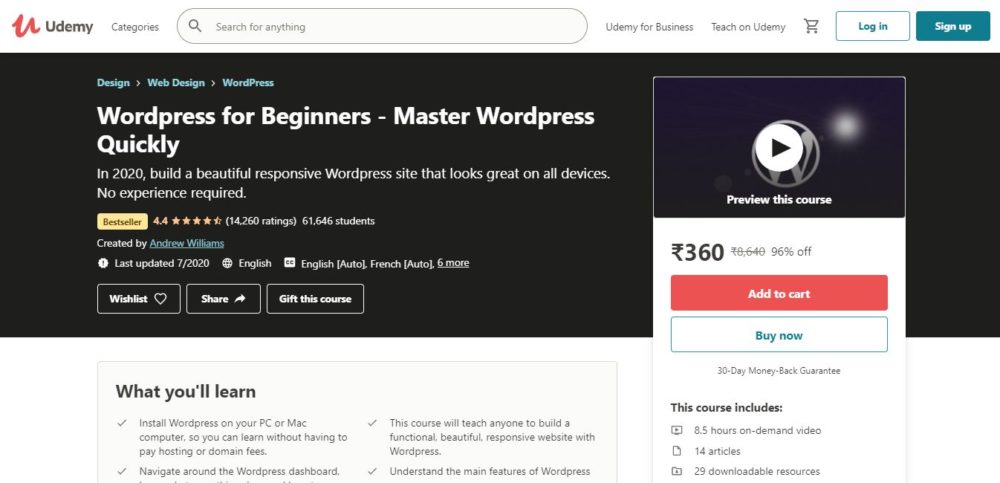  WordPress For Beginners