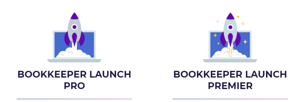 Bookkeeper Business Launch Pro and Premier