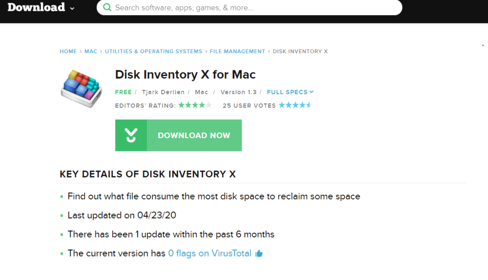 Disk Inventory X
