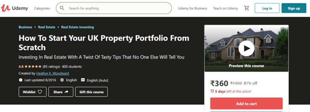 Property Portfolio from Scratch