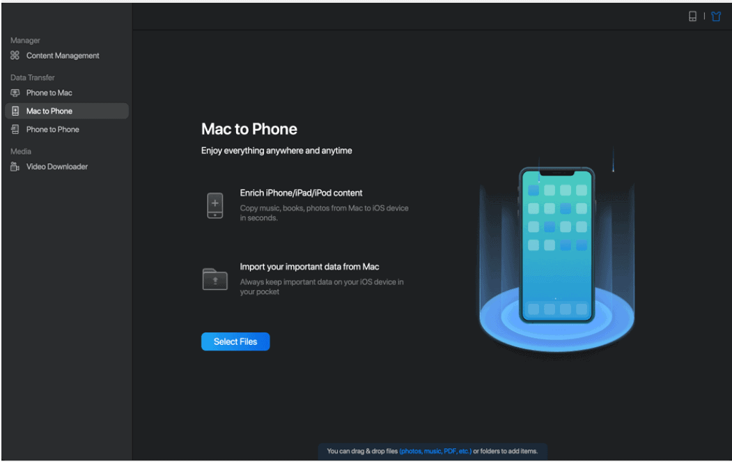 mac to iphone- mobimover review