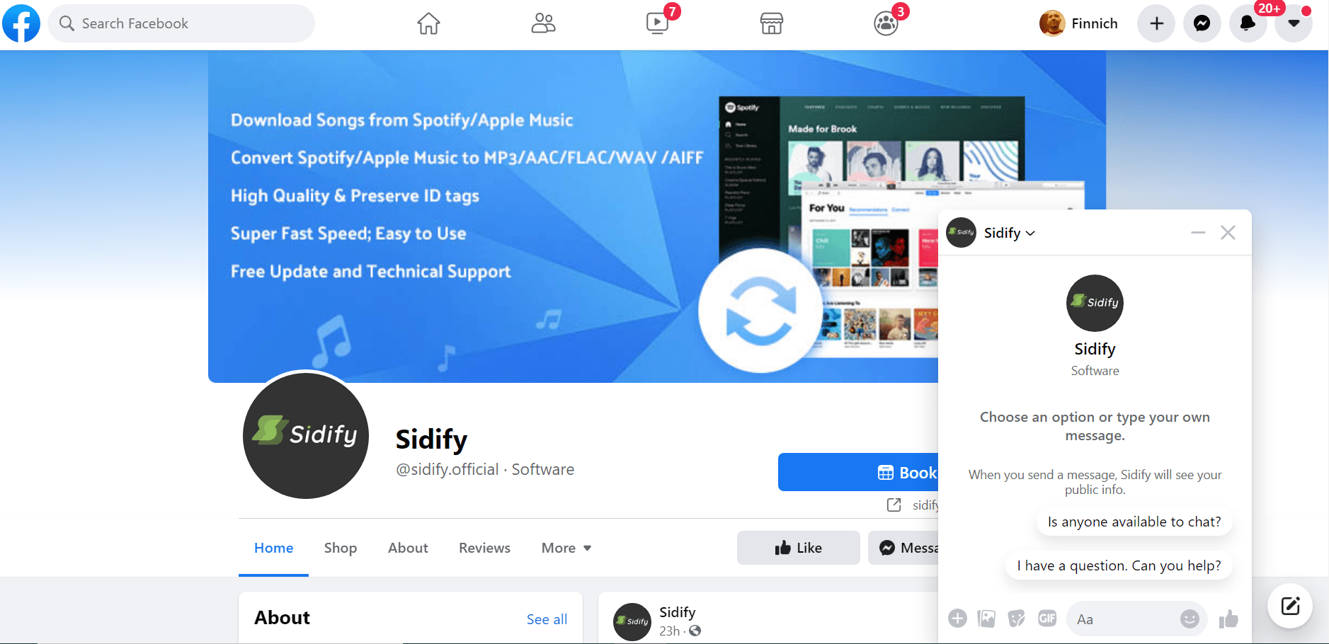 sidify not working