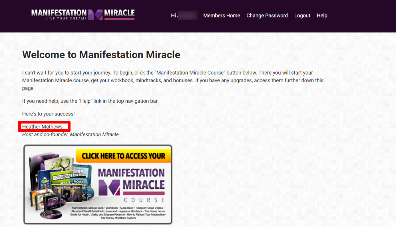 Manifestation Miracle Course Review