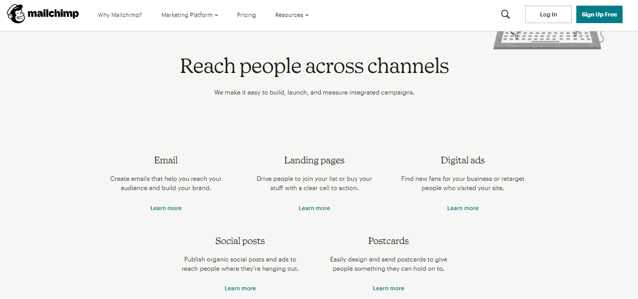 sharpspring vs mailchimp- email marketing