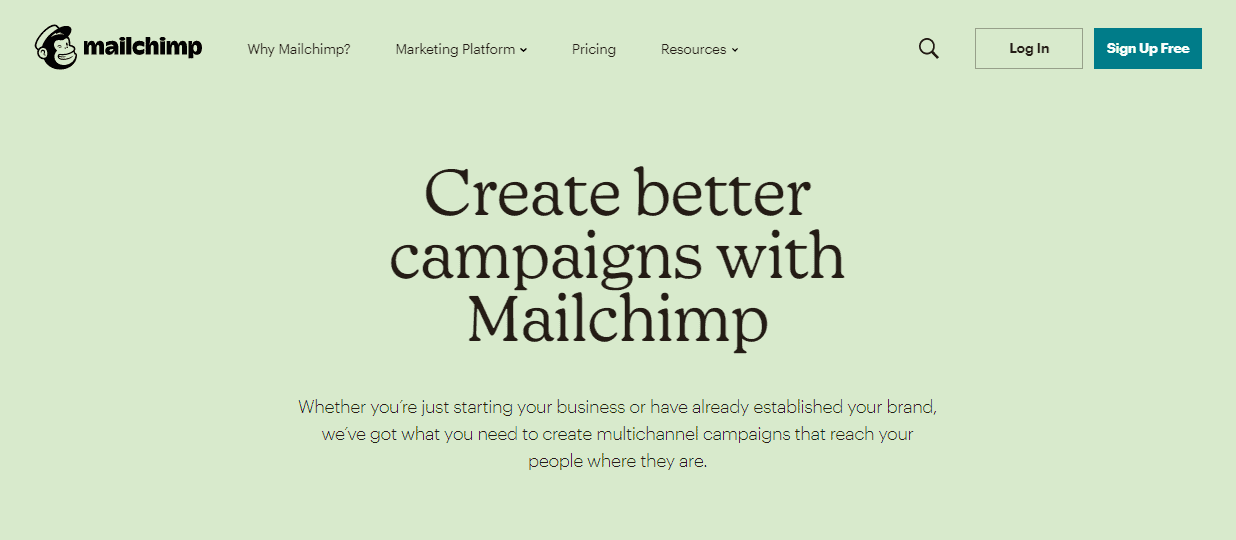 AWeber Alternativen - Mailchimp