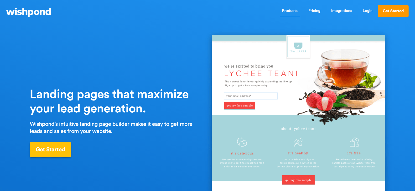 Landing pages
