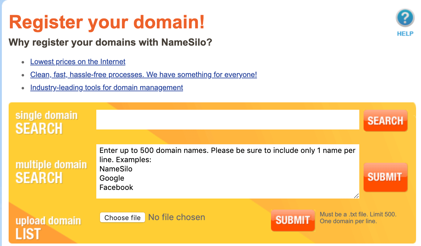 register your domain 