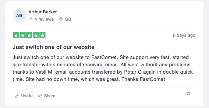 Огляд FastComet