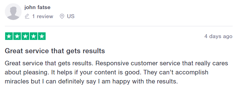 Kicksta Customer Reviews On Truspilot