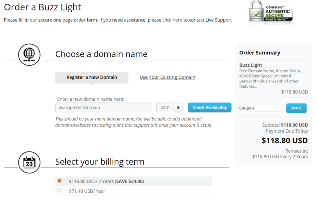 domain name