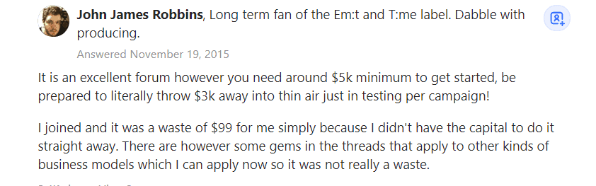 STM Forum USer Review