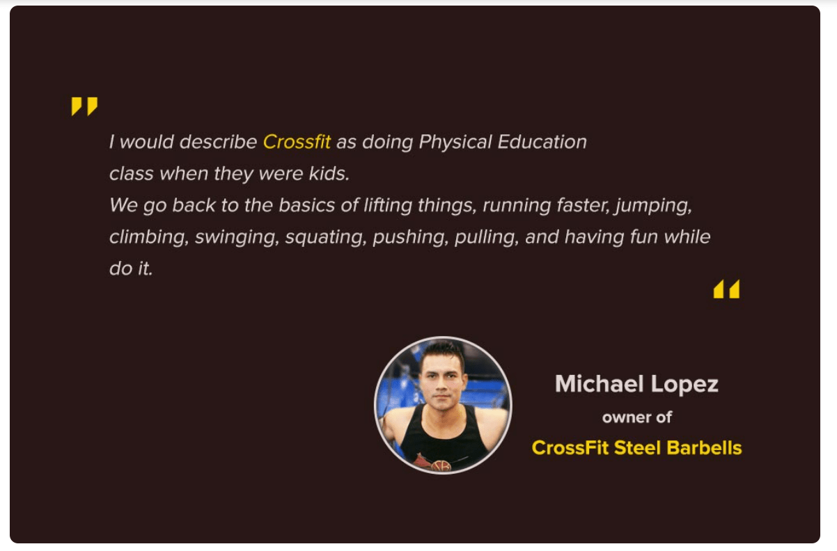 Spotlight-Michael-Lopez-Owner-of-CrossFit-Steel-Barbells-Happy-with-His-new-Website-FastComet