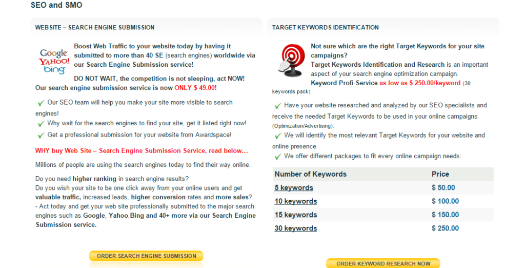AwardSpace Coupon- SEO & SMO